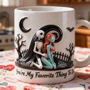 Naughty Spooky Couple Coffee Mug - Personalized Gift For Couples 02OHMG070126-Homacus