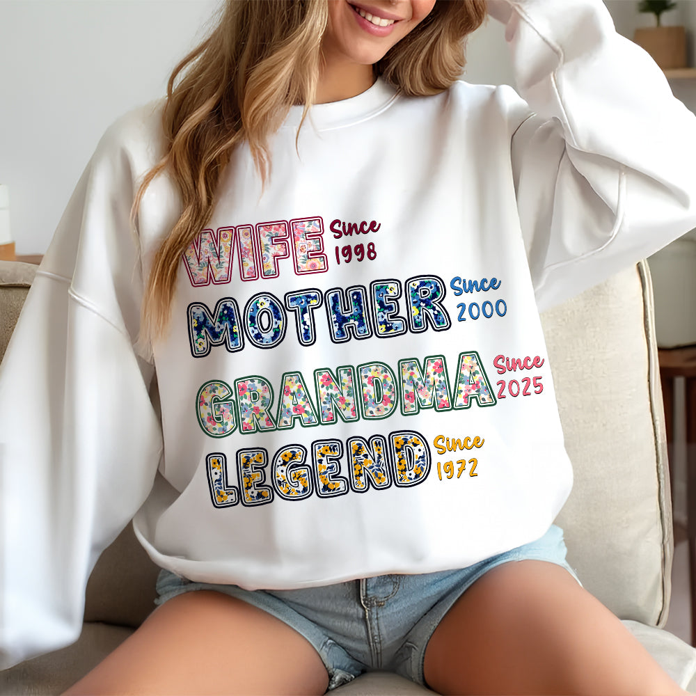 Custom Year Mom Shirt - Personalized Gift For Mom 03XQLU260325-Homacus