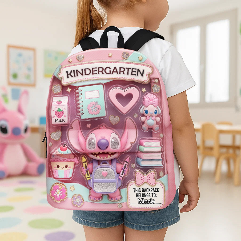 Personalized Gifts For Kids Backpack, Cute Alien 02TGMG260725-Homacus