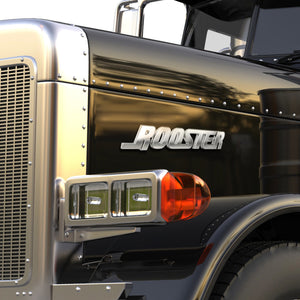 Semi-Truck Car 3D Letters Name Custom Metal Emblems With Double-sided Adhesive Tape 01huhu140825-Homacus