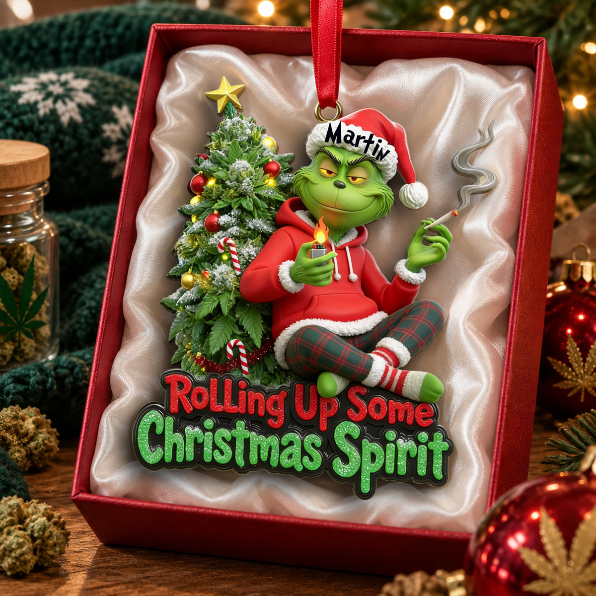 Holiday Chill Mode Christmas Ornament - Personalized Gifts For Christmas 08tolu061026-Homacus