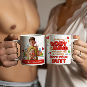 Spicy Couple Coffee Mug - Personalized Gifts For Couples 02TGLU250625-Homacus