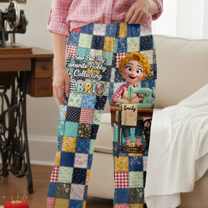 Sewing Girl Pajama Pants - Personalized Gifts For Sewing Lovers 02naqn051225-Homacus