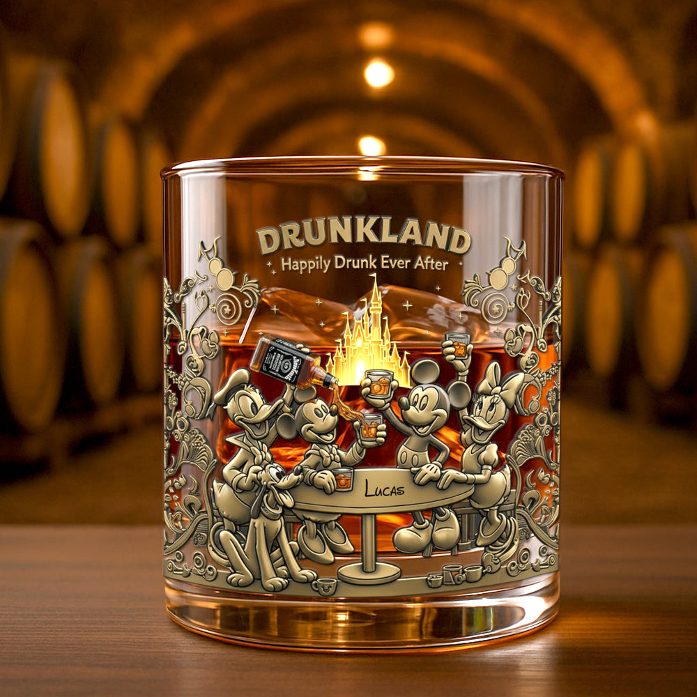Drunkland Glass Mug - Personalized Gifts For Fans 02OHTN060925-Homacus