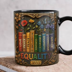 Equality Coffee Mug Personalized Gifts For LGBTQ+ Pride 04TGDT160525-Homacus