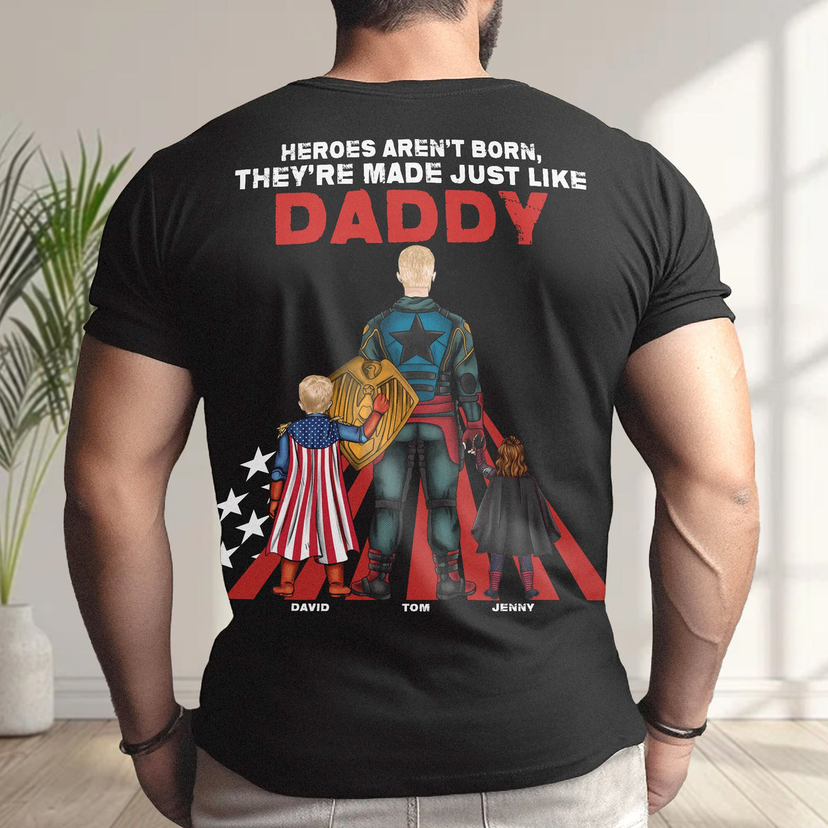 Personalized Gifts For Dad Shirt 04katn100425hg Supes Daddy-Homacus