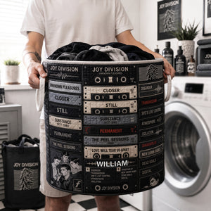 Retro Cassette Laundry Basket - Personalized Gifts 02hulu100726