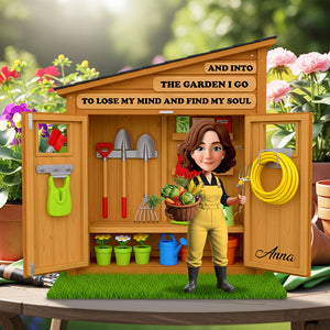 Garden Girl Acrylic Plaque Personalized Gifts For Farmers 03OHDT090625-Homacus