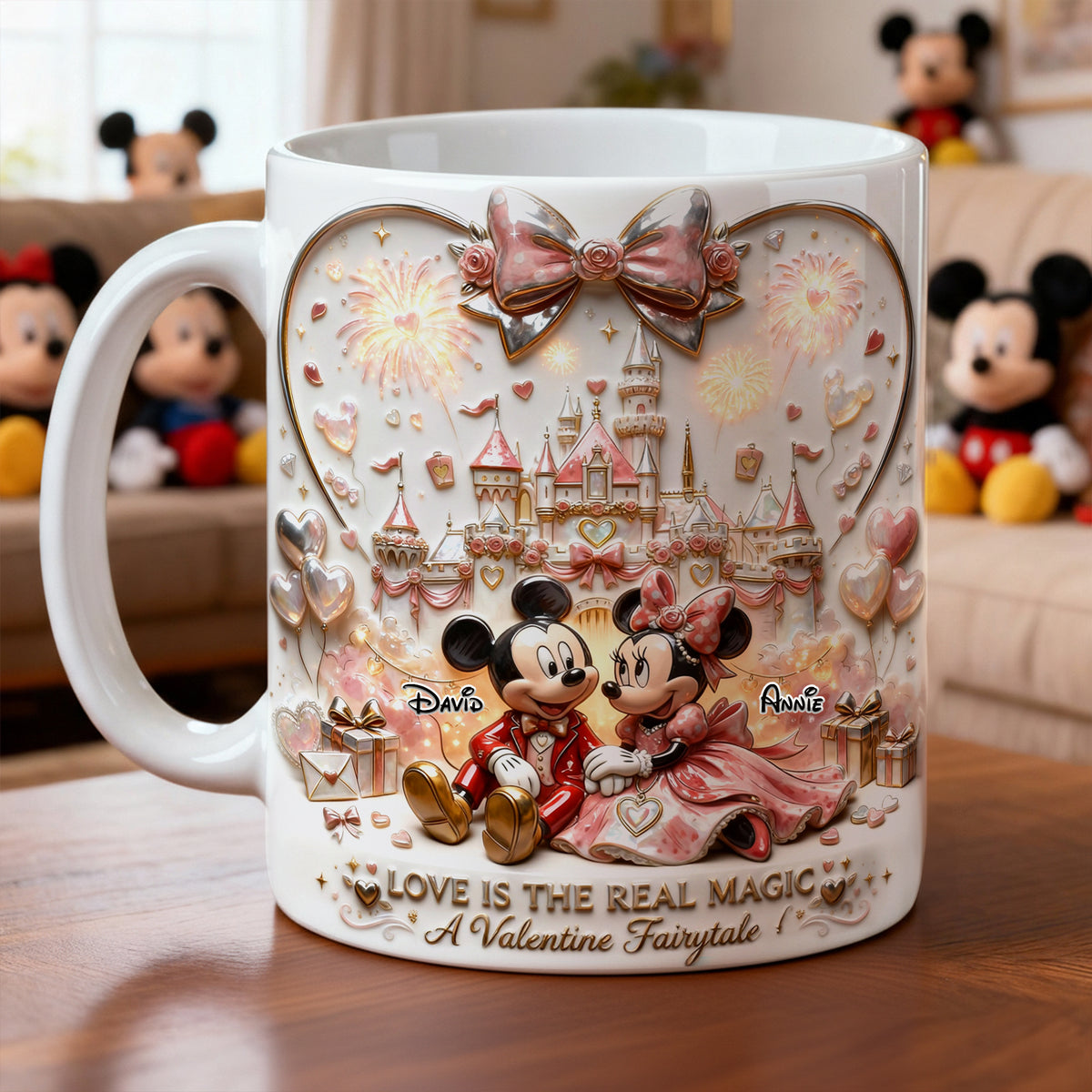 Magnificent Love Coffee Mug, Personalized Gifts For Couple 04qhlu210126-Homacus