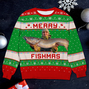 Custom Photo Gifts For Fishing Lovers Ugly Sweater 06acqn021024-Homacus