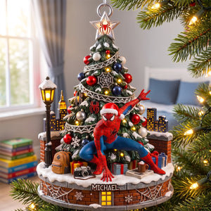 Holiday City Hero Ornament - Personalized Gifts For Christmas 06TODT040826