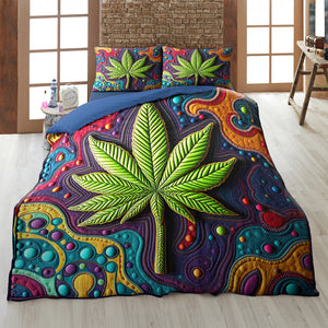 Weed Quilt Bedding Set 021hutn060225-Homacus