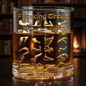 Racing Circuit Round Glass - Personalized Gifts For Racing Lovers 06NALU131225-Homacus