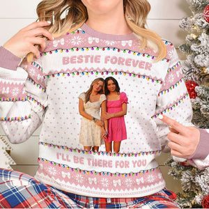 Custom Photo Gifts For Bestie Christmas Ugly Sweater 01PGDT301024-Homacus