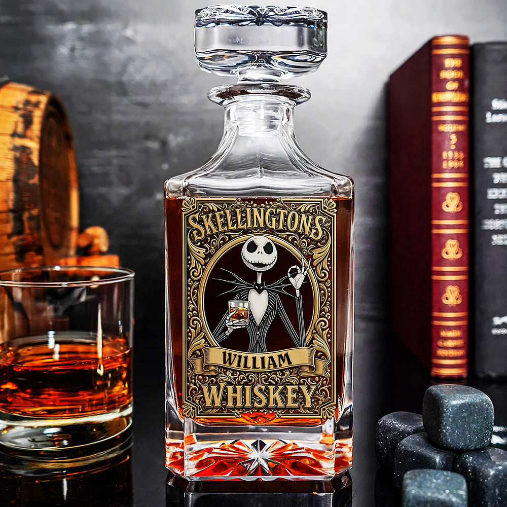 Creepy Cool Whiskey Decanter Set - Personalized Gifts For Him 02PAQN200825-Homacus