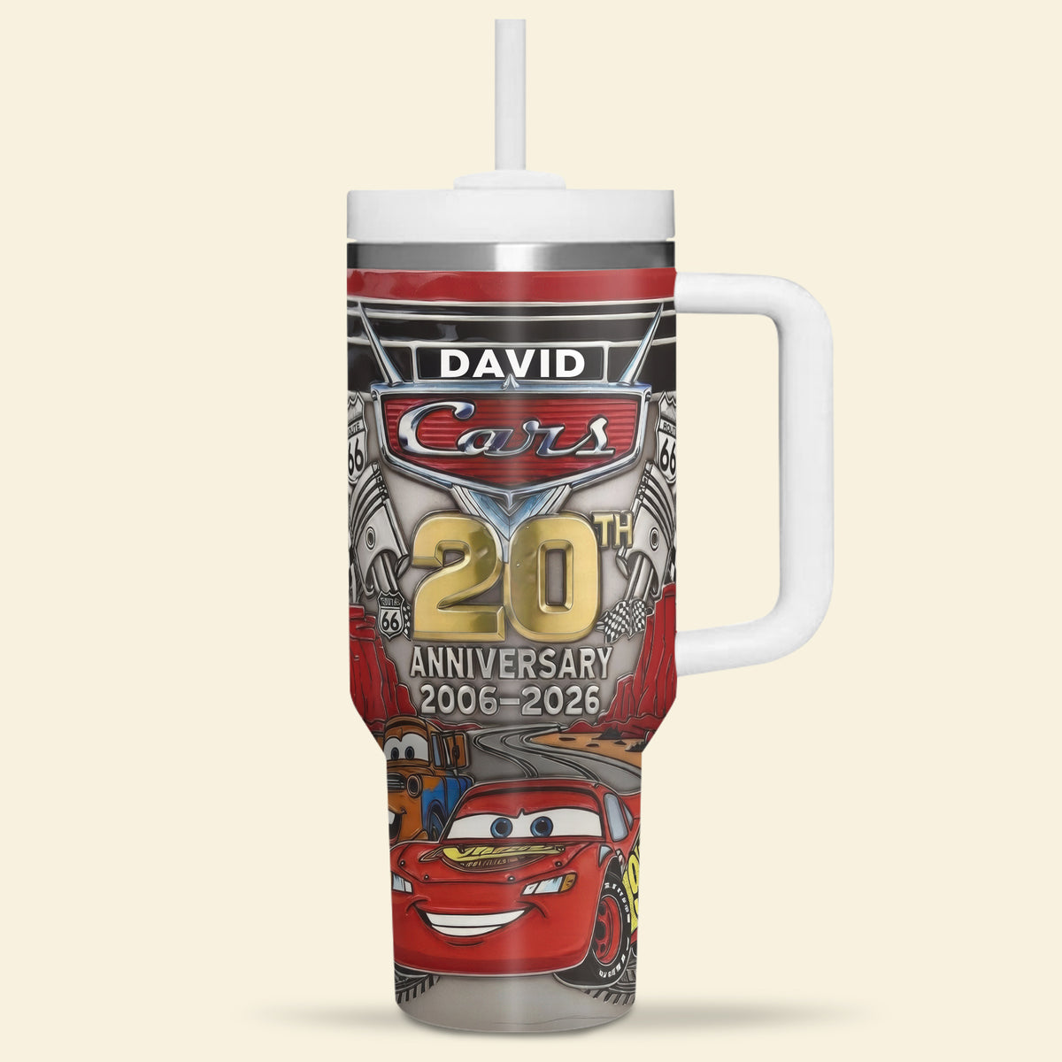 20th Anniversary Speed Racer Tumbler Personalized Gifts 02ohqn020326-Homacus