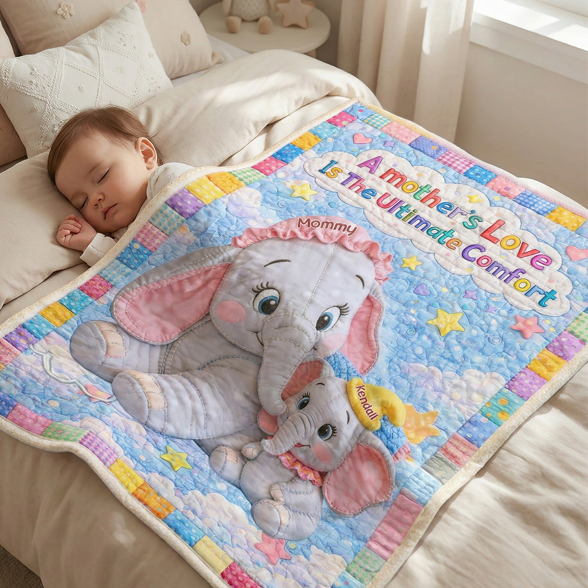 Mom's Love Blanket - Personalized Gifts For Mother 02humg240226-Homacus
