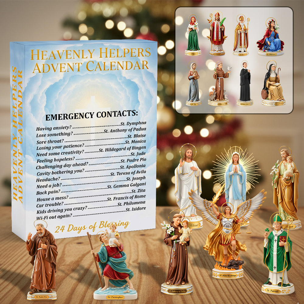 Catholic Saints Advent Calendar Custom Acrylic Blind Box, Christmas Gifts For Christians 01qhtn221025-Homacus
