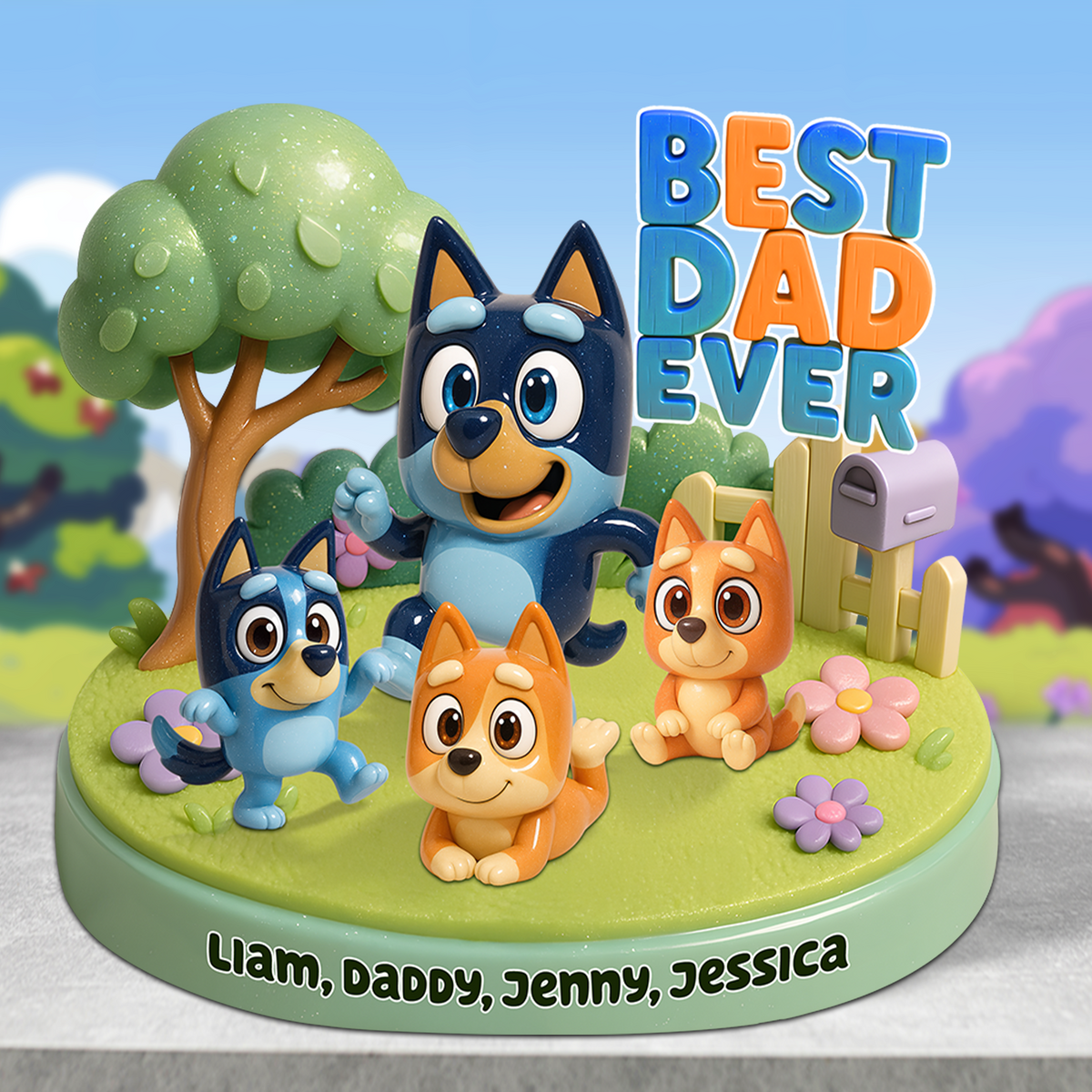 Dog Dad Plaque - Personalized Gifts For Dad 04kapu060525-Homacus