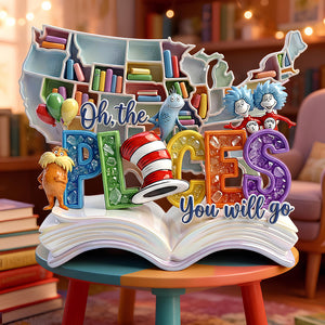 Follow Your Dreams Acrylic Plaque - Gifts For Book Lovers 05PADT130226-Homacus