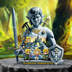 The Legend Dad Acrylic Plaque - Personalized Gifts For Father 01QHTN300425-Homacus