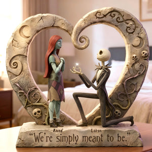 Gothic Proposal Couple Acrylic Plaque - Personalized Gift For Couples 05TOTN060126-Homacus