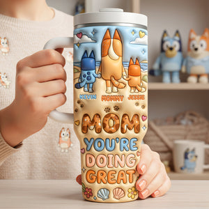 Puppy Kids 40oz Tumbler - Personalized Gifts For Mother's Day Tumbler 01NATA130326-Homacus
