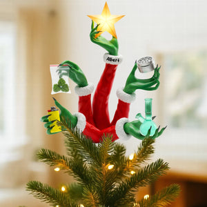Funny Holiday Christmas Tree Topper - Personalized Gifts For Stoners 04toqn201125-Homacus