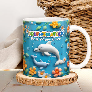 Best Dolphin Mom Coffee Mug - Personalized Gifts For Mother 03QHLU080425-Homacus