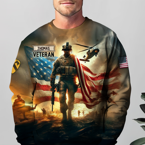 Veteran 3D Shirt - Personalized Gifts For Veteran 01hupu130625-Homacus