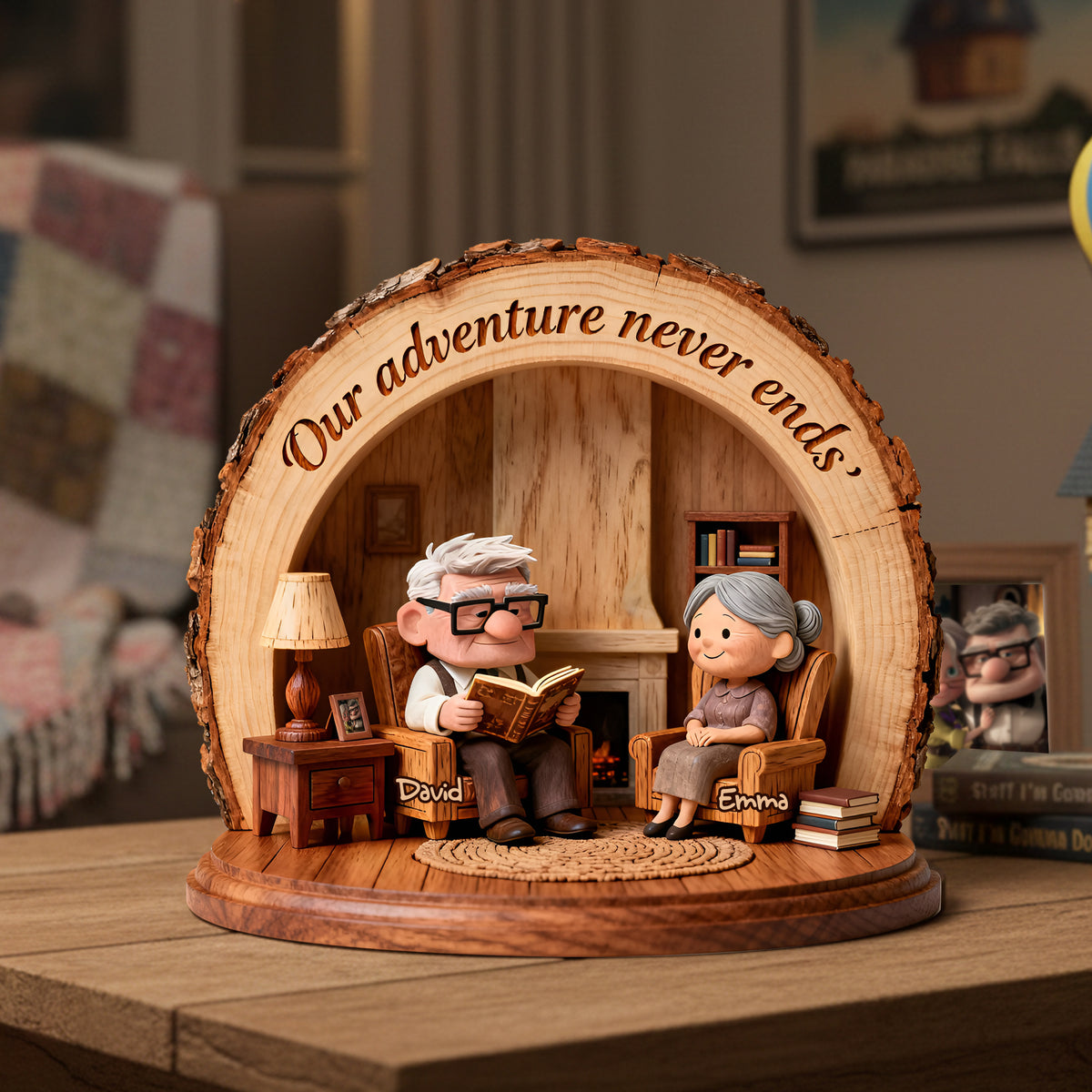 Old Couple Plaque - Personalized Gifts For Couple 04tolu161225-Homacus