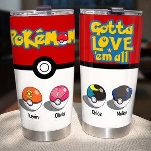 Personalized Gifts For Mom Tumbler Mom Power Balls 03OHDT180325-Homacus