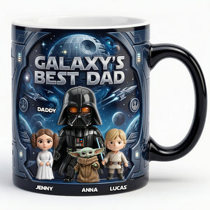 The Best Warrior Dad And Kids Magic Mug - Personalized Gifts For Dads 04nadt080526-Homacus
