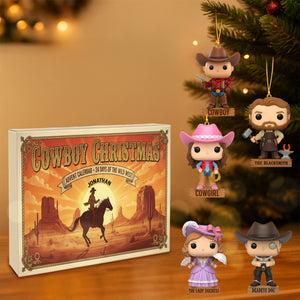 Personalized Gifts For Cowboy Christmas Advent Calendar Blind Box 08hymg051125