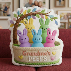 Grandma Peep Easter Custom Shape Pillow - Personalized Gifts For Grandma 05ohqn040226-Homacus