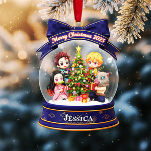 Personalized Gifts For Christmas, Darkness Hunter Custom Shape Acrylic Ornament 02pgta041025-Homacus