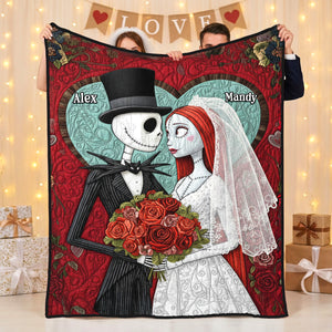 Couple Wedding Blanket - Personalized Gifts For Couple 07namg281125-Homacus