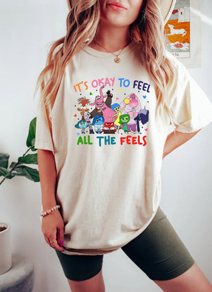 Cute Animal Shirt, Feel All The Feels, Autism Awareness Shirt 319acxx050824-Homacus