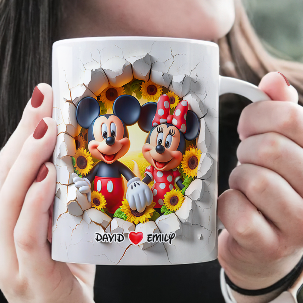 Mouse Couple Mug - Personalized Gifts For Couple 08hupu140425-Homacus