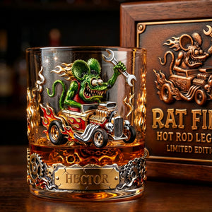 Personalized Gifts For Hot Rod Lovers 11oz Round Glass 04tgtn170126-Homacus