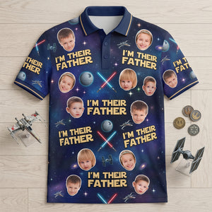 I Am The Father Polo Shirt - Custom Photo Gifts For Dads 05natn080526-Homacus