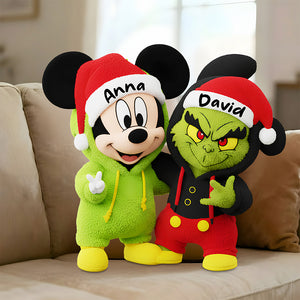 Festive Pillow Duo Personalized Gifts For Couple 01HUDT141125-Homacus