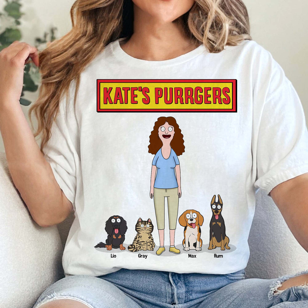 Dogs And Cats Mom Shirt Personalized Gifts For Pet Lovers 04qhtn010425hg-Homacus