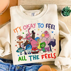 It's Okay To Feel All The Feels Shirt 519acxx050824, Autism Awareness-Homacus