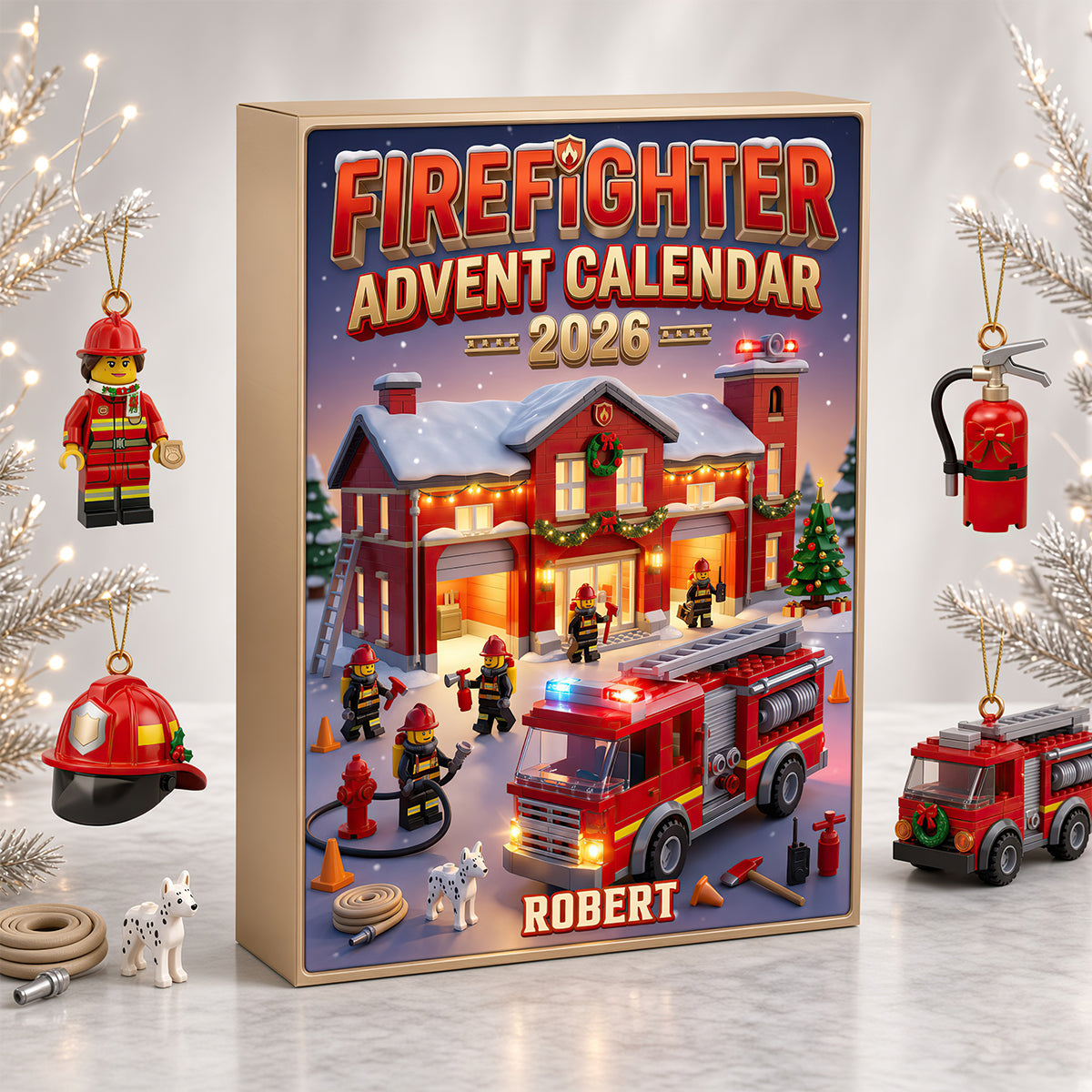 Firefighter Advent Calendar Blind Box - Personalized Christmas Gifts For Firefighter 03pgdt291026-Homacus