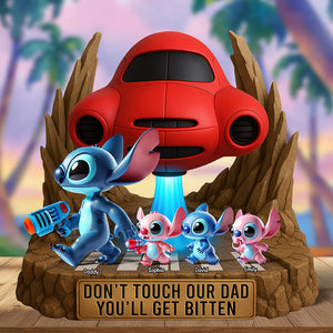 Blue Monster Acrylic Plaque - Personalized Gifts For Dad 03tgqn150525-Homacus