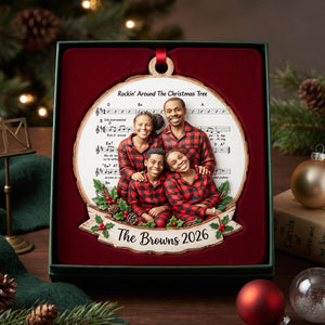 Family Love Christmas Ornament - Custom Photo Gifts For Family 09hulu161026-Homacus