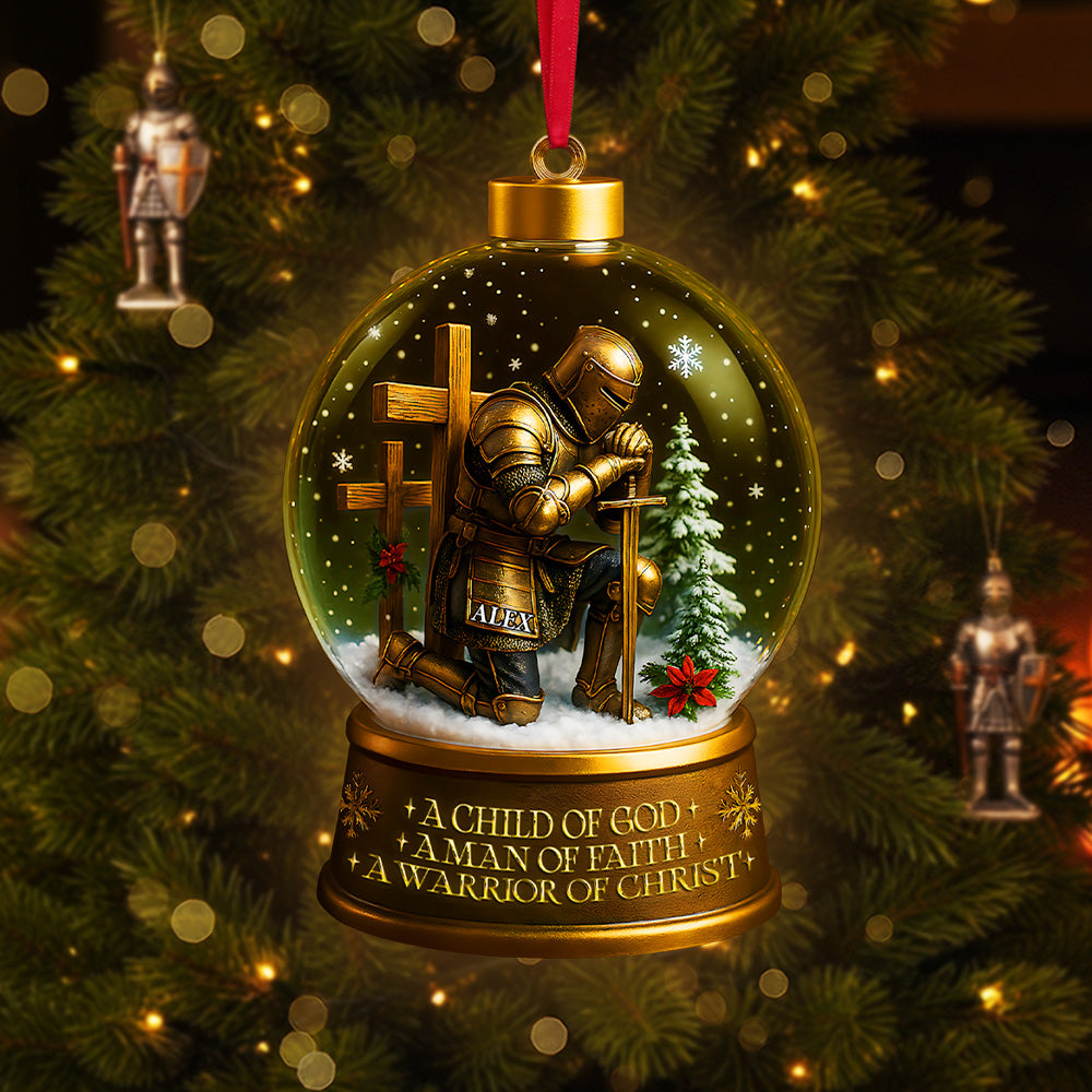 Warrior Ornament - Personalized Gifts For Christian 03tota190825-Homacus