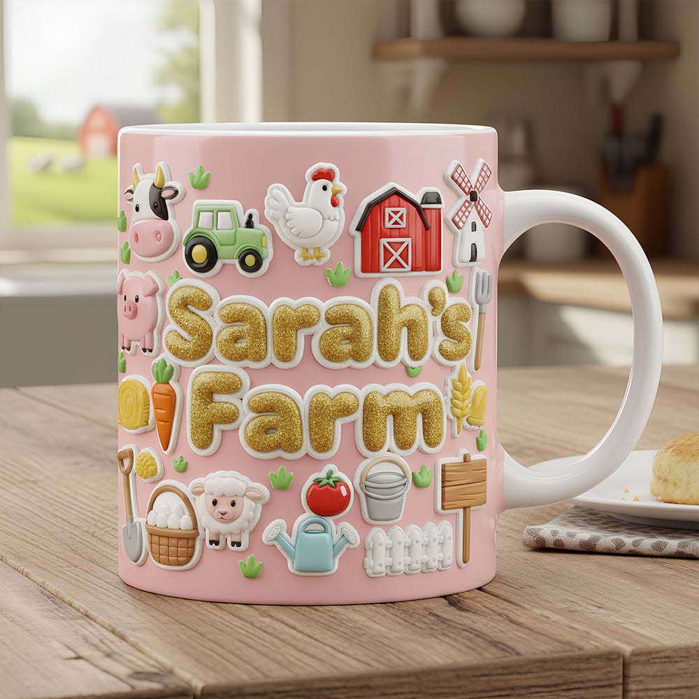 Cute Country Life Mug Personalized Gifts For Farmers 07HYDT161225-Homacus