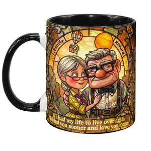 Timeless Love Couple Coffee Accent Mug - Personalized Gifts For Couple 04TOQN270126-Homacus